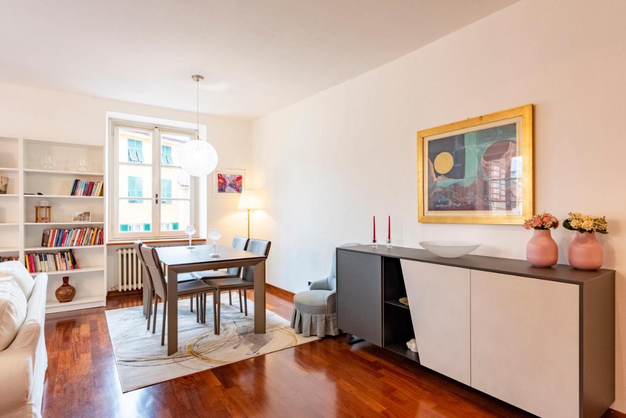 Cavour 9 2b 2b 100mq With Private Garage, In Center Of Rapallo, Wifi, Air Conditioned Apartment